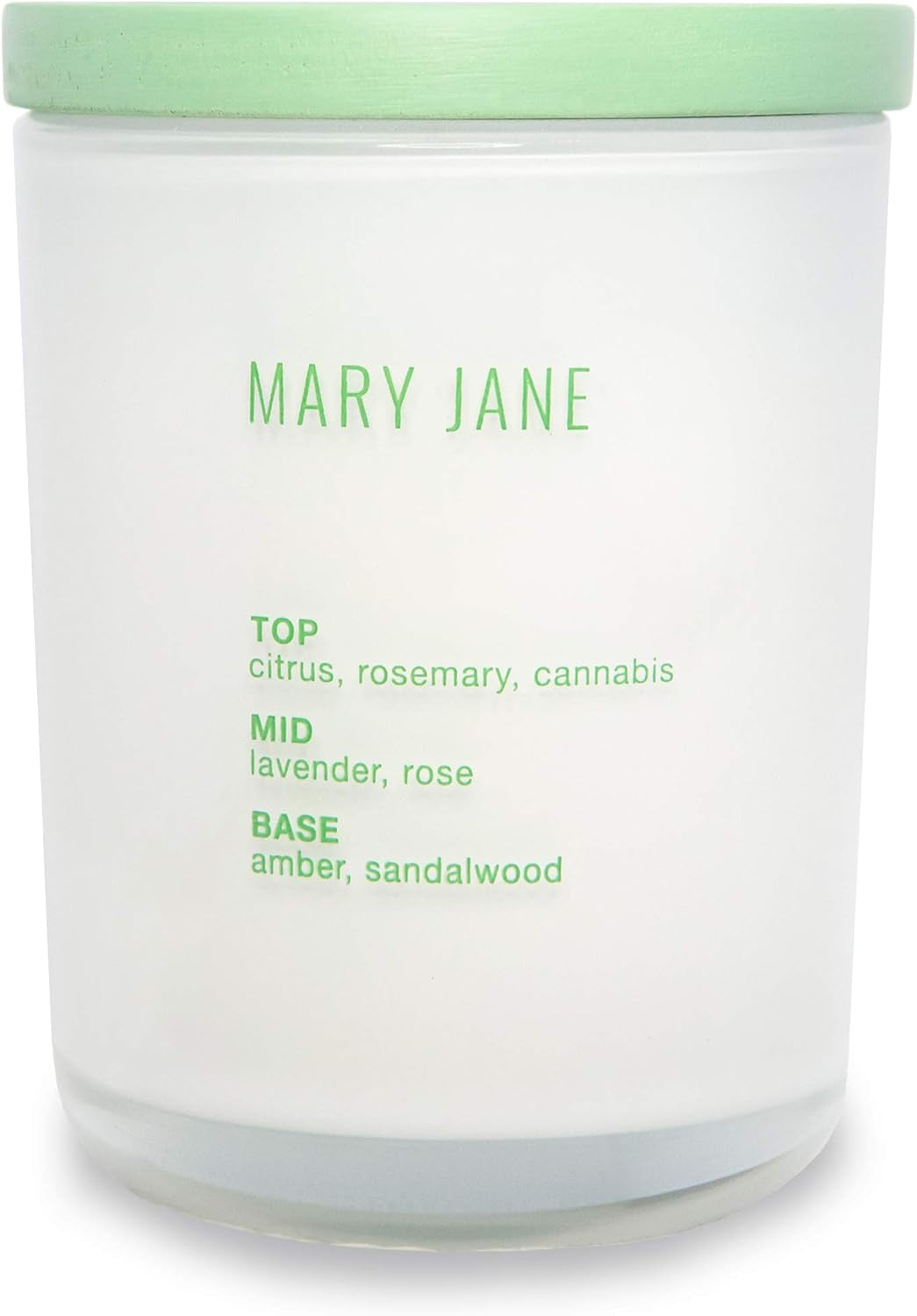 Mini Scented Candle by  - Mary Jane - 3.5-Ounce Coconut-Soy Blend Wax Scented Jar Candle for Home & Office or Travel - Burns up to 26 Hours