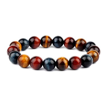 Fashion 4/6/8/10/12mm colorful Tiger eyes Beads Bracelet