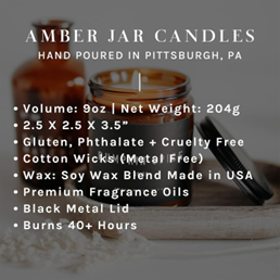 Sweet Water Decor Mango + Coconut Candle | 9oz Amber Jar, 40 Hour Burn Time, Made in the USA