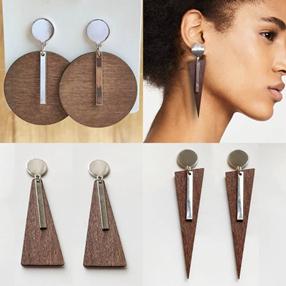 Wood Earrings